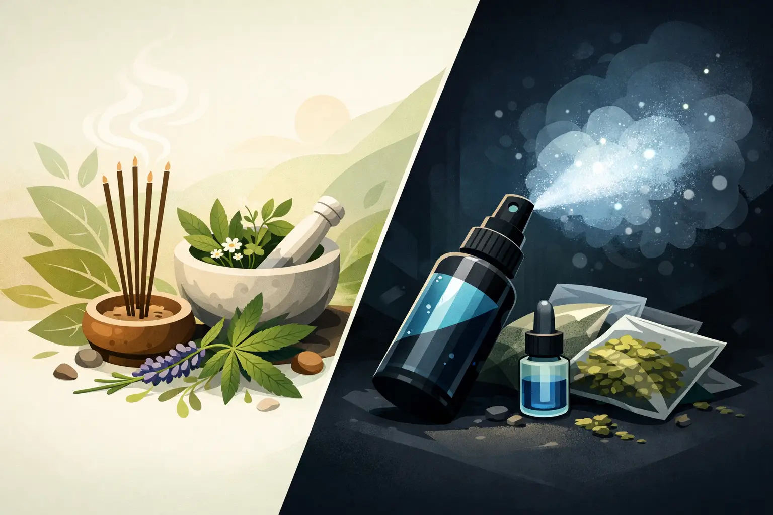 Herbal Incense Versus K2 Spray